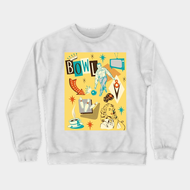 Bowl-a-Rama Crewneck Sweatshirt by Ruby Ritz